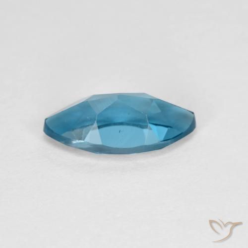 Topaze Bleu Londres naturelle Marquise, 1.36 ct, VS