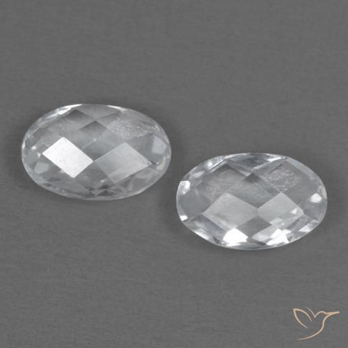 Shop natural 0.99ct Blanc Topaze gems, ovale, from Brésil at GemSelect. In stock, global shipping!