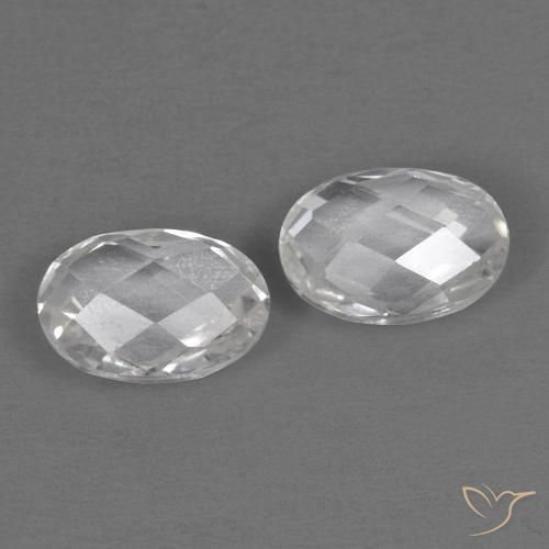 Shop natural 1.30ct Blanc Topaze gems, ovale, from Brésil at GemSelect. In stock, global shipping!