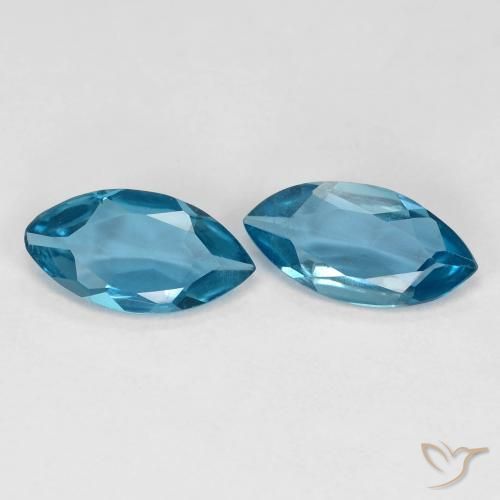 Shop natural 1.99ct Bleu Londres Topaze gems, Marquise, from Brésil at GemSelect. In stock, global shipping!