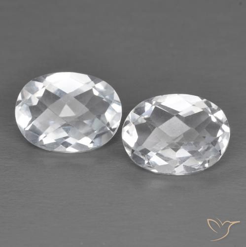 Shop natural 3.02ct Blanc Topaze gems, ovale, from Brésil at GemSelect. In stock, global shipping!