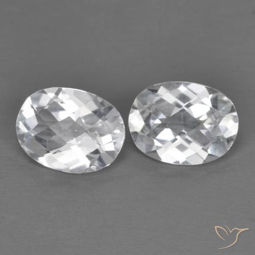 Shop natural 2.88ct Blanc Topaze gems, ovale, from Brésil at GemSelect. In stock, global shipping!