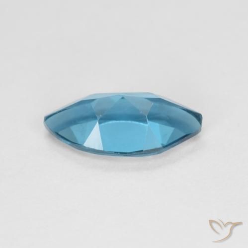 Topaze Bleu Londres naturelle Marquise, 1.16 ct, VVS
