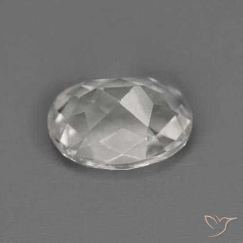 Topaze Blanc naturelle ovale, 3.34 ct, VVS