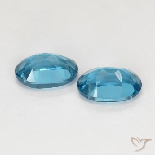 Shop natural 1.24ct Bleu Londres Topaze gems, ovale, from Brésil at GemSelect. In stock, global shipping!