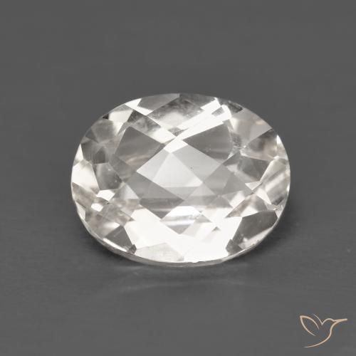 3.49ct Naturel Blanc chaud Topaze, ovale, VVS