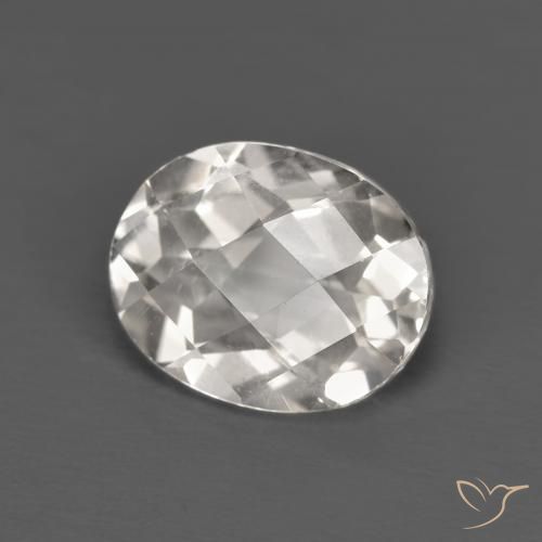 Topaze Blanc chaud naturelle ovale, 3.49 ct, VVS