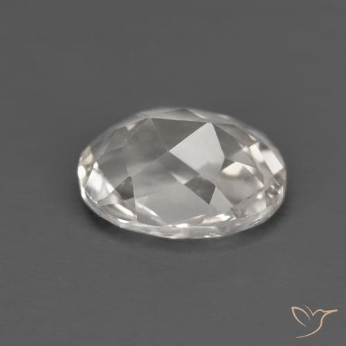 Topaze Blanc chaud naturelle ovale, 3.49 ct, VVS