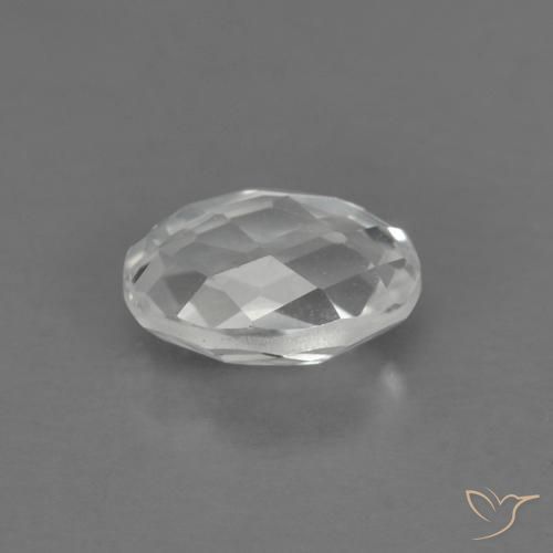 Topaze Blanc chaud naturelle ovale, 0.67 ct, VVS-VS