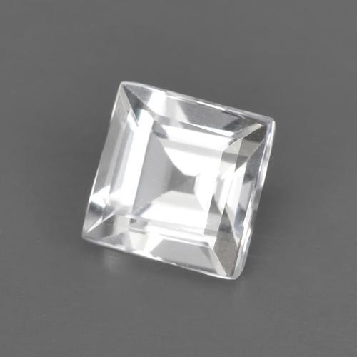 Topaze Blanc naturelle Carré, 0.52 ct, VVS-VS