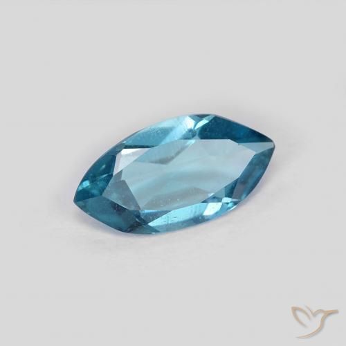 Topaze Bleu Londres naturelle Marquise, 1.00 ct, VS