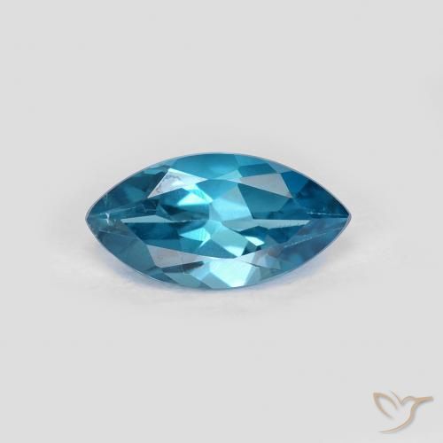 1.20ct Naturel Bleu Londres Topaze, Marquise, VS