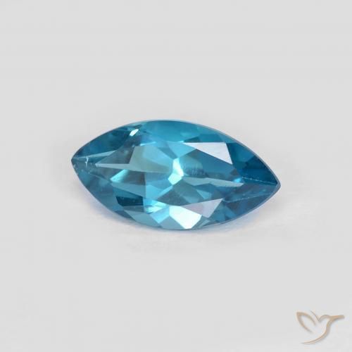 Topaze Bleu Londres naturelle Marquise, 1.20 ct, VS