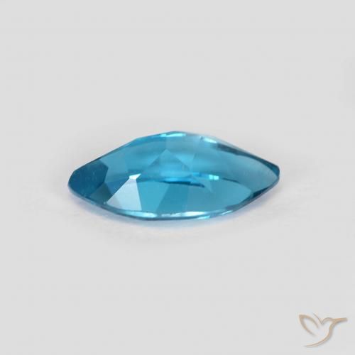 Topaze Bleu Londres naturelle Marquise, 1.20 ct, VS