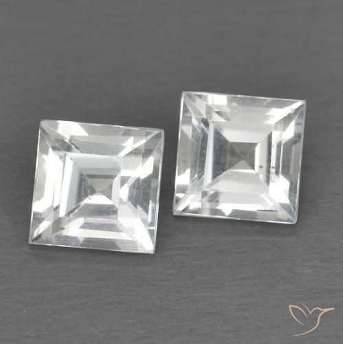 Shop natural 1.14ct Blanc Topaze gems, Carré, from Brésil at GemSelect. In stock, global shipping!