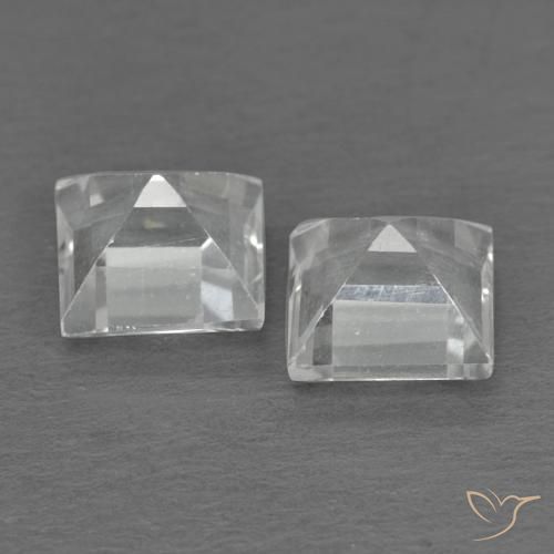 Shop natural 1.14ct Blanc Topaze gems, Carré, from Brésil at GemSelect. In stock, global shipping!