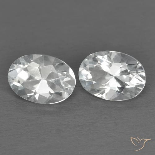 Shop natural 1.95ct Blanc Topaze gems, ovale, from Brésil at GemSelect. In stock, global shipping!