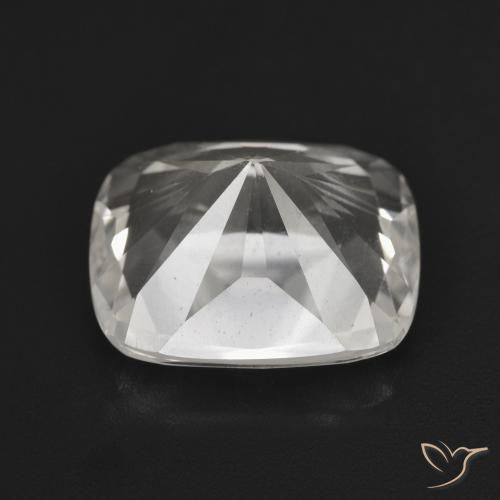 Topaze Blanc chaud naturelle Coussin, 4.84 ct, VVS