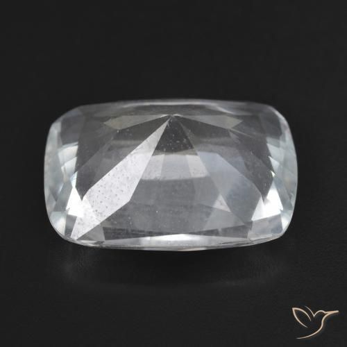 Topaze Blanc naturelle Coussin, 11.22 ct, VVS-VS