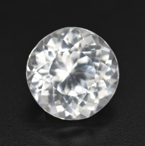 5.85ct Naturel Blanc Topaze, Tour, VVS-VS