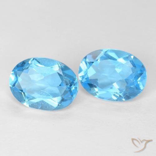 Shop natural 3.00ct Bleu Suisse Topaze gems, ovale, from Brésil at GemSelect. In stock, global shipping!
