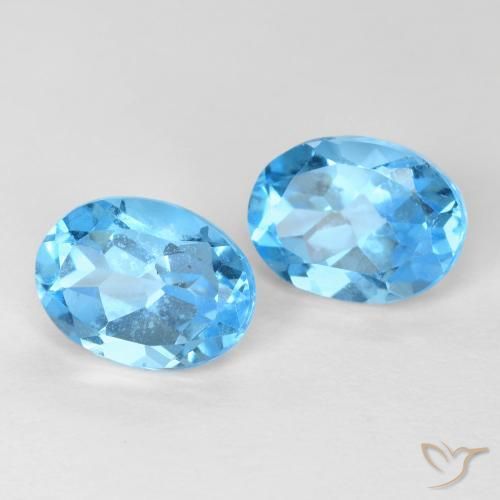 Shop natural 3.48ct Bleu Suisse Topaze gems, ovale, from Brésil at GemSelect. In stock, global shipping!