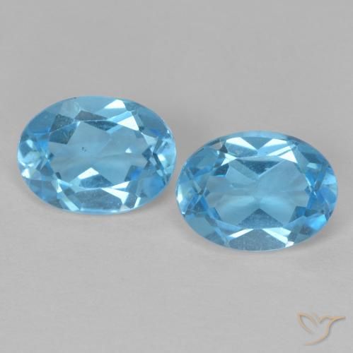 Shop natural 3.06ct Bleu Suisse Topaze gems, ovale, from Brésil at GemSelect. In stock, global shipping!