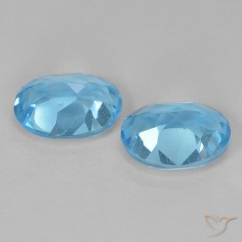 Shop natural 3.06ct Bleu Suisse Topaze gems, ovale, from Brésil at GemSelect. In stock, global shipping!