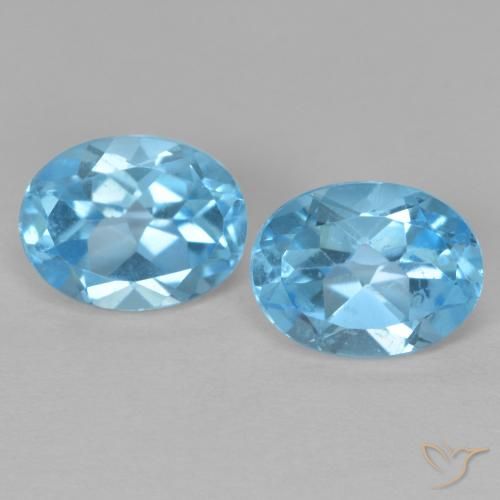 Shop natural 3.38ct Bleu Suisse Topaze gems, ovale, from Brésil at GemSelect. In stock, global shipping!