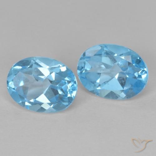 Shop natural 3.38ct Bleu Suisse Topaze gems, ovale, from Brésil at GemSelect. In stock, global shipping!