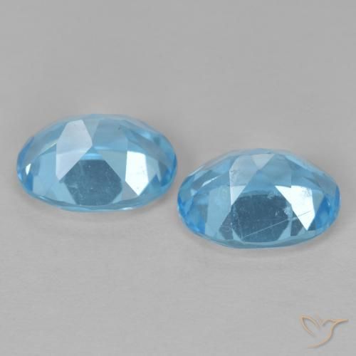 Shop natural 3.38ct Bleu Suisse Topaze gems, ovale, from Brésil at GemSelect. In stock, global shipping!