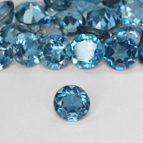 Topaze Bleu Londres naturelle Tour, 1.01 ct, VS