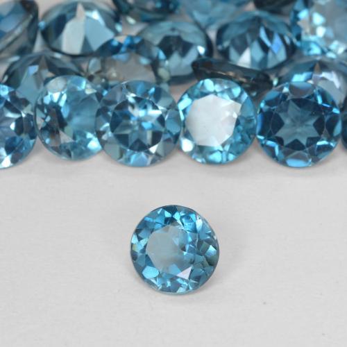 Topaze Bleu Londres naturelle Tour, 1.01 ct, VS
