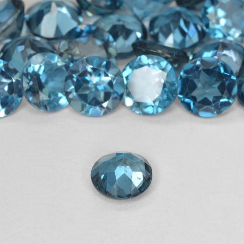 Topaze Bleu Londres naturelle Tour, 1.01 ct, VS