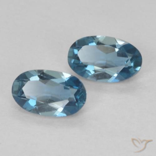 Shop natural 0.60ct Bleu Londres Topaze gems, ovale, from Brésil at GemSelect. In stock, global shipping!
