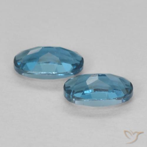 Shop natural 0.60ct Bleu Londres Topaze gems, ovale, from Brésil at GemSelect. In stock, global shipping!
