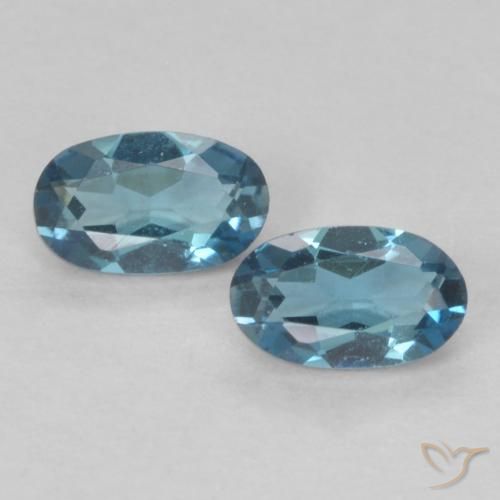 Shop natural 0.59ct Bleu Londres Topaze gems, ovale, from Brésil at GemSelect. In stock, global shipping!