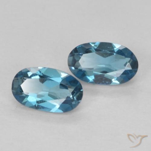 Shop natural 0.59ct Bleu Londres Topaze gems, ovale, from Brésil at GemSelect. In stock, global shipping!