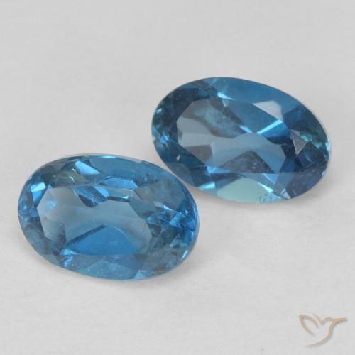 Shop natural 1.26ct Bleu Londres Topaze gems, ovale, from Brésil at GemSelect. In stock, global shipping!