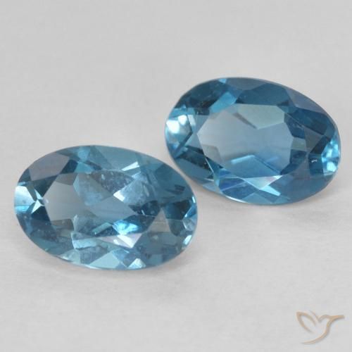 Shop natural 1.22ct Bleu Londres Topaze gems, ovale, from Brésil at GemSelect. In stock, global shipping!