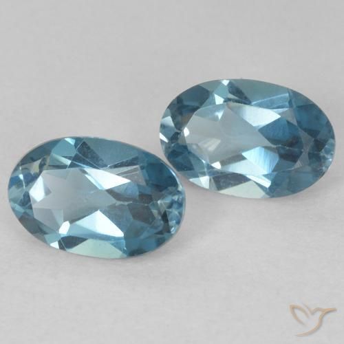 Shop natural 1.17ct Bleu Londres Topaze gems, ovale, from Brésil at GemSelect. In stock, global shipping!
