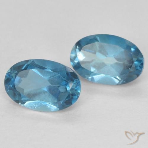 Shop natural 1.23ct Bleu Londres Topaze gems, ovale, from Brésil at GemSelect. In stock, global shipping!
