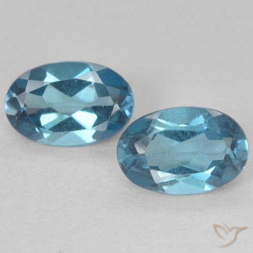 Shop natural 1.13ct Bleu Londres Topaze gems, ovale, from Brésil at GemSelect. In stock, global shipping!