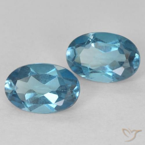 Shop natural 1.13ct Bleu Londres Topaze gems, ovale, from Brésil at GemSelect. In stock, global shipping!