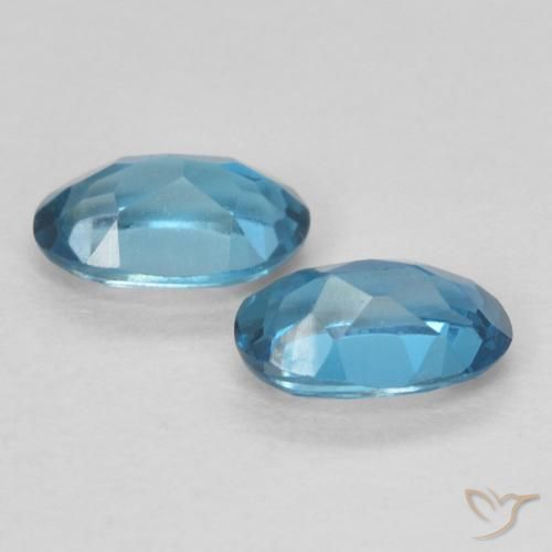 Shop natural 1.02ct Bleu Londres Topaze gems, ovale, from Brésil at GemSelect. In stock, global shipping!