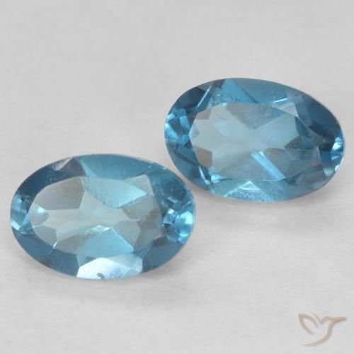 Shop natural 1.25ct Bleu Londres Topaze gems, ovale, from Brésil at GemSelect. In stock, global shipping!