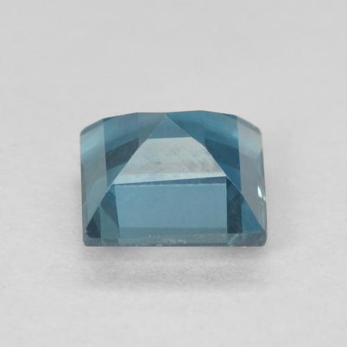 Topaze Bleu Londres naturelle Carré, 0.79 ct, VVS