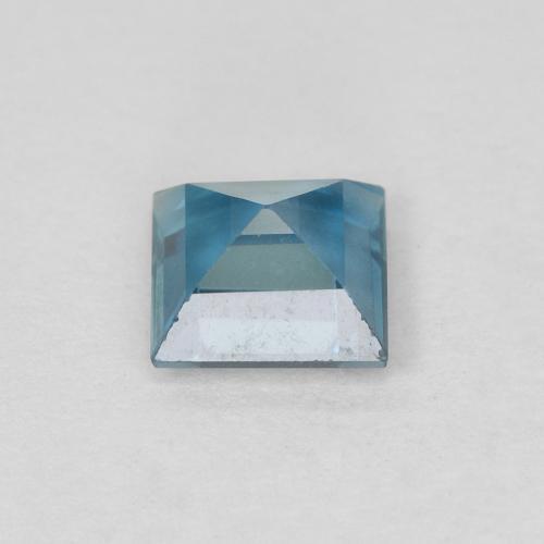 Topaze Bleu Londres naturelle Carré, 0.76 ct, VVS-VS