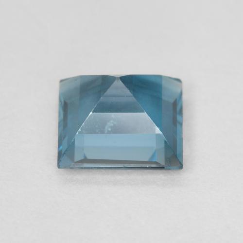 Topaze Bleu Londres naturelle Carré, 0.70 ct, VVS