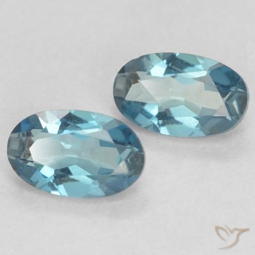 Shop natural 0.59ct Bleu Londres Topaze gems, ovale, from Brésil at GemSelect. In stock, global shipping!